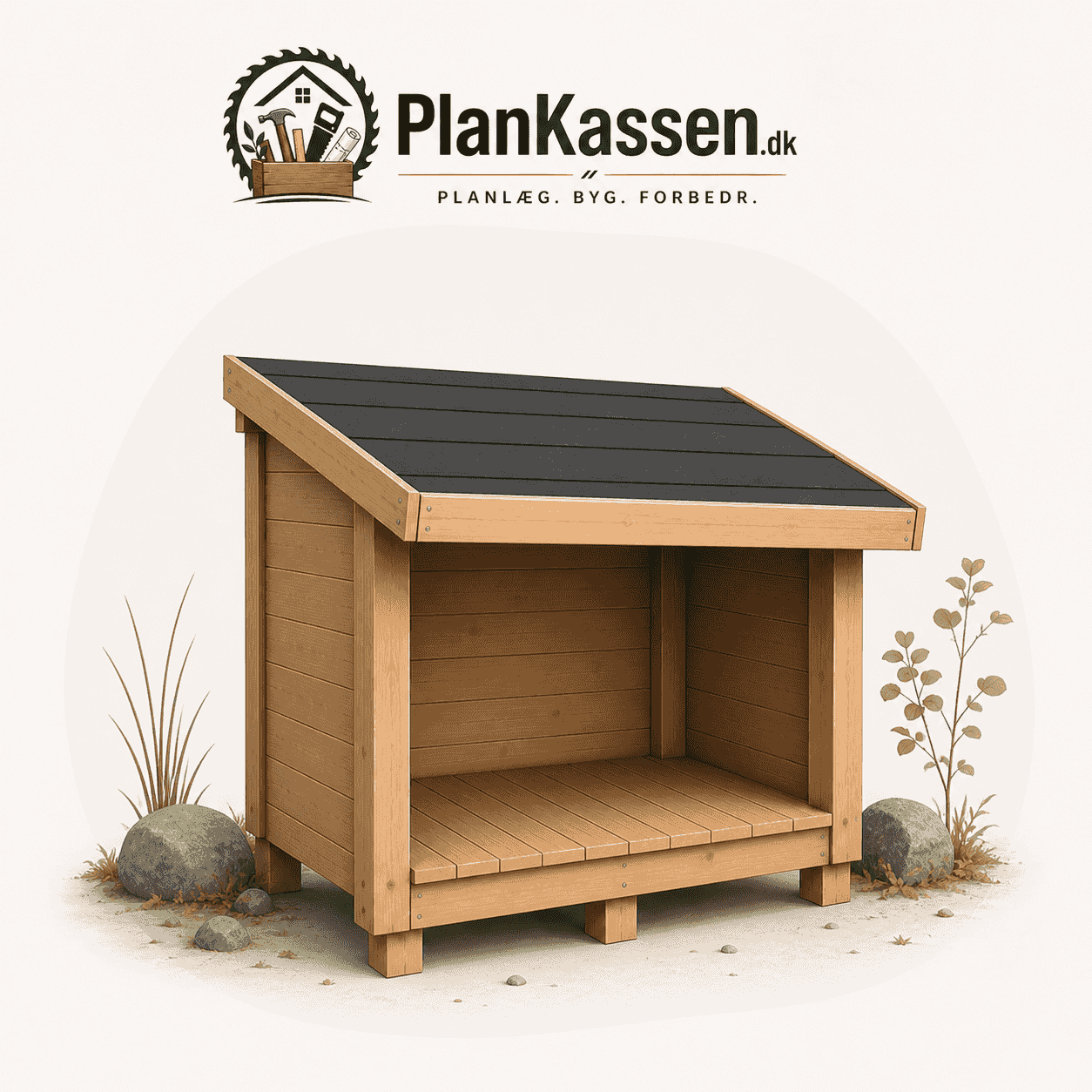 Compact shelter — illustration