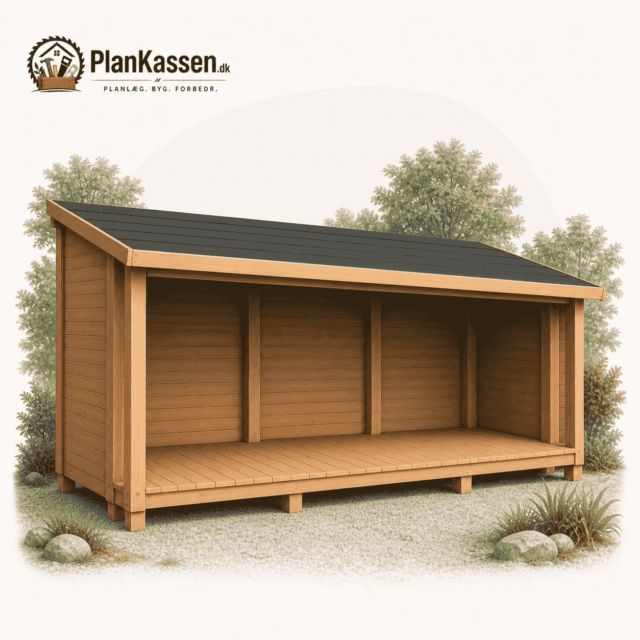 Family / group shelter — illustration